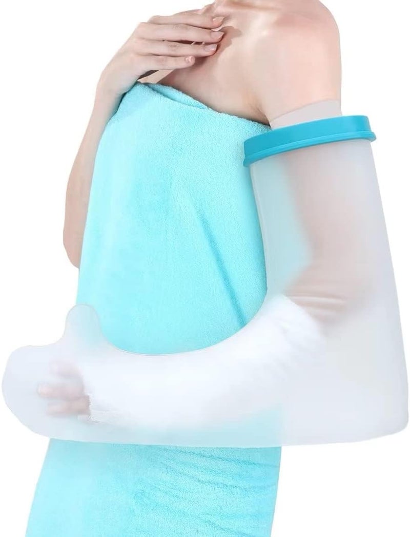 VALLEYWIND Waterproof Arm Cast Cover for Shower Adult Full Arm Cast Protector Watertight Seal to Keep Bandage Dry for Broken Arms, Hands, Wrists, Elbows, Finger - Image 1